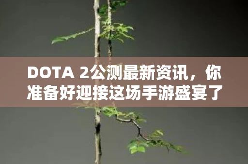 你准备好迎接这场手游盛宴了吗图片