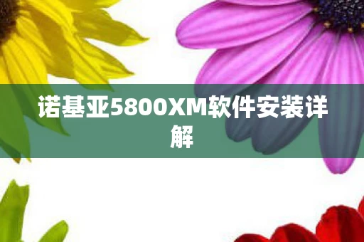 诺基亚5800XM软件安装详解图片