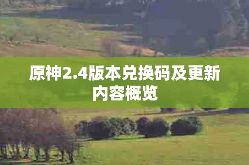 4版本兑换码及更新内容概览图片
