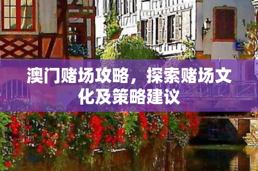 探索赌场文化及策略建议图片