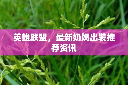 最新奶妈出装推荐资讯图片