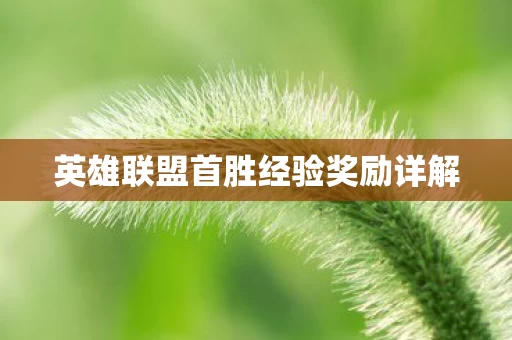 英雄联盟首胜经验奖励详解图片