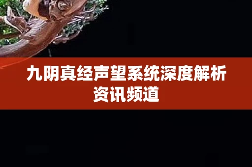 九阴真经声望系统深度解析资讯频道图片