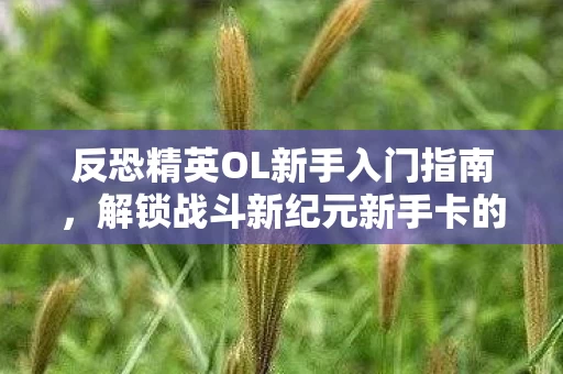 解锁战斗新纪元新手卡的使用与攻略图片