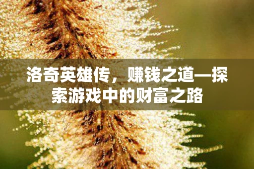 探索游戏中的财富之路图片