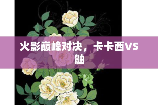 火影巅峰对决图片