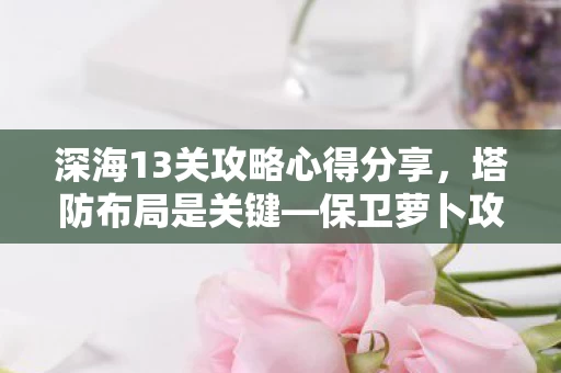 深海13关攻略心得分享图片
