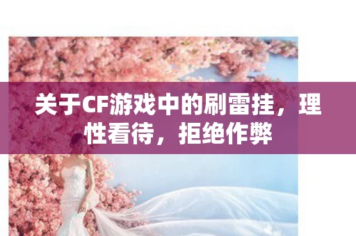 关于CF游戏中的刷雷挂图片
