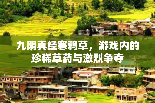 游戏内的珍稀草药与激烈争夺图片