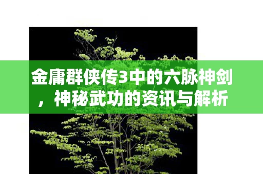 金庸群侠传3中的六脉神剑图片