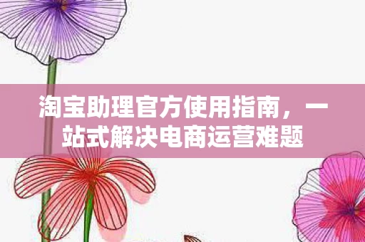 一站式解决电商运营难题图片