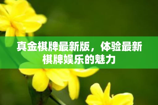 体验最新棋牌娱乐的魅力图片