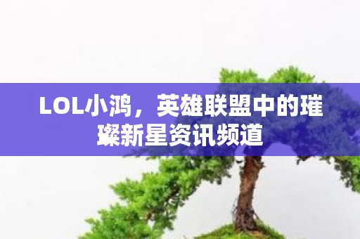 英雄联盟中的璀璨新星资讯频道图片