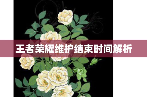 王者荣耀维护结束时间解析图片