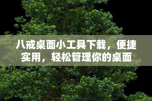 八戒桌面小工具下载,便捷实用,轻松管理你的桌面 八戒桌面小工具下载,便捷实用,轻松管理你的桌面
