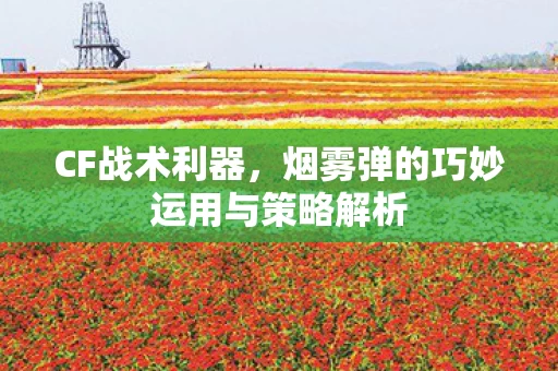 烟雾弹的巧妙运用与策略解析图片