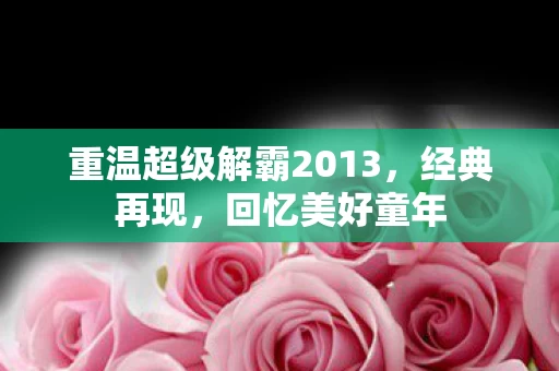 重温超级解霸2013图片