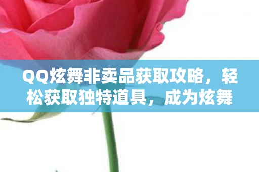 QQ炫舞非卖品获取攻略图片