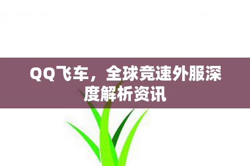 全球竞速外服深度解析资讯图片