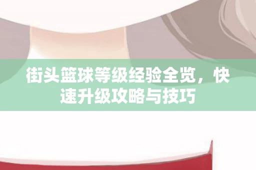 街头篮球等级经验全览图片