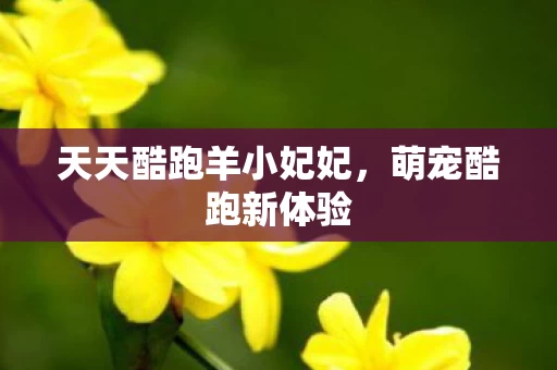 天天酷跑羊小妃妃图片