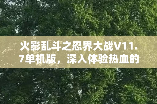 火影乱斗之忍界大战V11图片