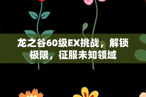龙之谷60级EX挑战图片