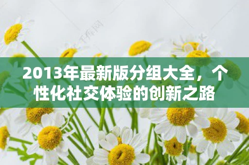 2013年最新版分组大全图片