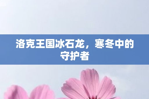 洛克王国冰石龙图片