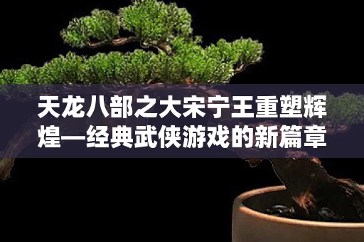 天龙八部之大宋宁王重塑辉煌图片