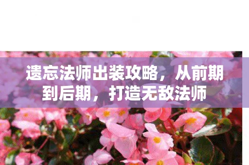 遗忘法师出装攻略图片