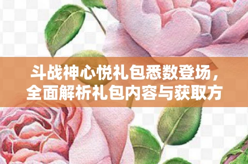 全面解析礼包内容与获取方式图片