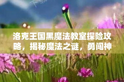 洛克王国黑魔法教室探险攻略图片