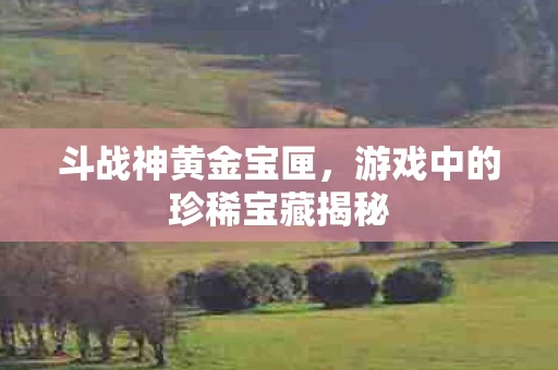 游戏中的珍稀宝藏揭秘图片