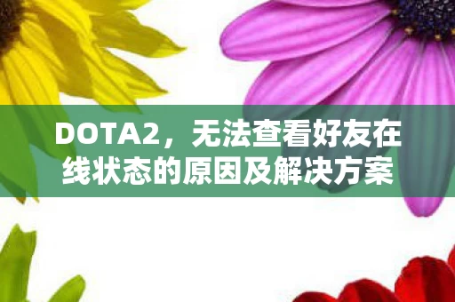无法查看好友在线状态的原因及解决方案图片
