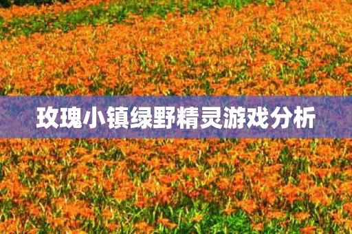 玫瑰小镇绿野精灵游戏分析图片