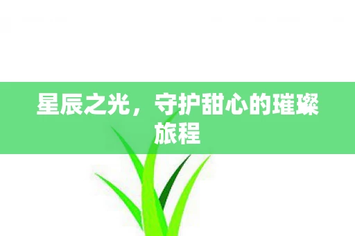 守护甜心的璀璨旅程图片