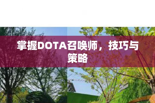 掌握DOTA召唤师图片