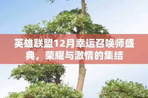 英雄联盟12月幸运召唤师盛典图片