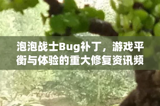 游戏平衡与体验的重大修复资讯频道图片