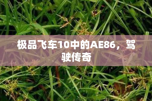 极品飞车10中的AE86图片