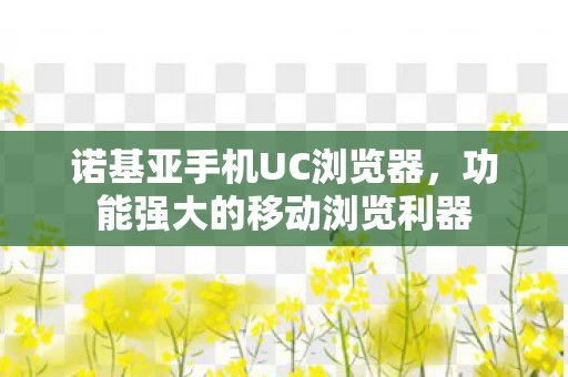 功能强大的移动浏览利器图片