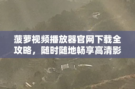 菠萝视频播放器官网下载全攻略图片