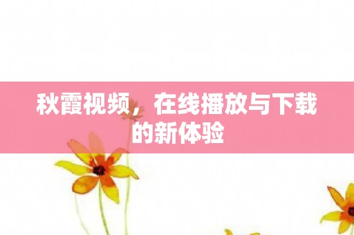 在线播放与下载的新体验图片