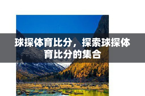 探索球探体育比分的集合图片