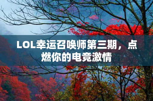 LOL幸运召唤师第三期图片