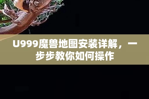 U999魔兽地图安装详解图片