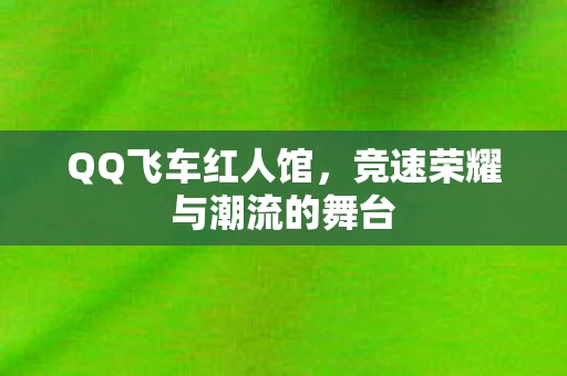 竞速荣耀与潮流的舞台图片