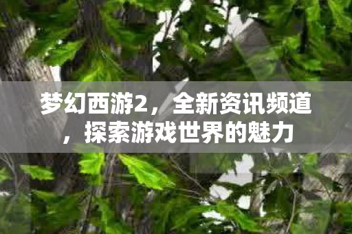 探索游戏世界的魅力图片