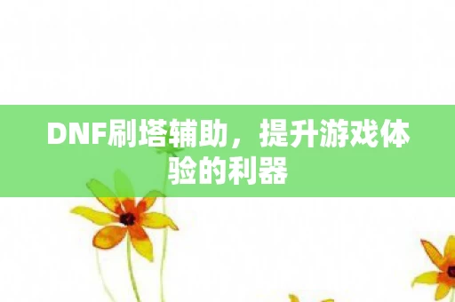提升游戏体验的利器图片